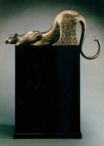 public art gold tiger figurine rfp